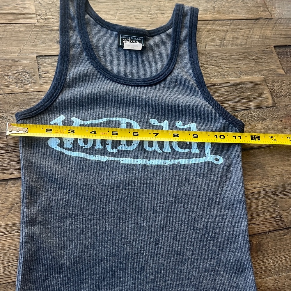 Von Dutch Ringer Ribbed Tank - Picture 14 of 16